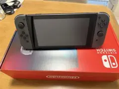 Nintendo Switch グレー 本体 バードケース　新品保護フィルム付き