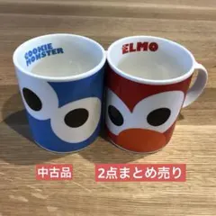 セサミストリート エルモ クッキーモンスター USJ ユニバ