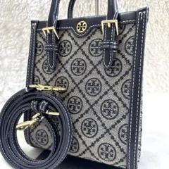 ✨希少 極美品✨ トリーバーチ Tモノグラム トート ミニ ロビンソン 2way