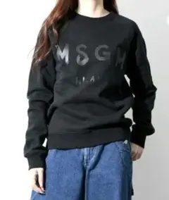 MSGM MILANO ロゴ スウェット ブラック S