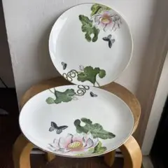 ウェッジウッド ワンダーラスト ウォーターリリー 27cm プレート ペア