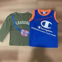 長袖TシャツとChampionタンクトップセット