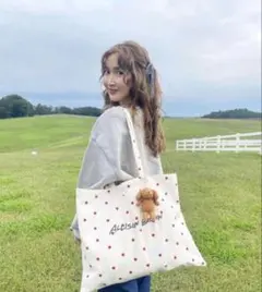 【新品・未使用】otona SWEETアリソンブラウン トートバッグ ハート