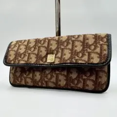 美品　ディオール　レディース　財布　トロッター　キャンバス　金具　レザーのサムネイル