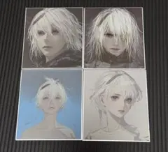 NieR ニーア展 15th 消セナイ記録 ミニ色紙　少年　青年　ニーア