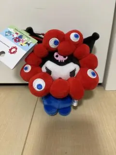 ミャクミャク　なりきりサンリオ ぬいぐるみ　カラビナ　クロミ
