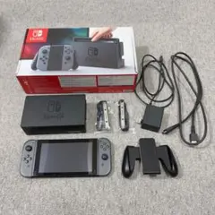 美品】Nintendo Switch 本体 グレー 周辺機器込み - メルカリ