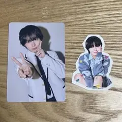 なにわ男子 HARD WORK ファミクラストア盤 トレカ シール 大西流星