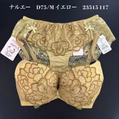 イエロー　D75/M ナルエー　ブラショーツセット　23515 117のサムネイル