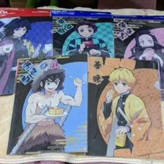 鬼滅ノ刃 クリアファイル 5枚セット イオン 炭治郎 禰豆子 善逸 伊之助 義勇