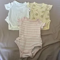ロンパース3点セット 60～70 3-6m GAPbaby UNIQLO