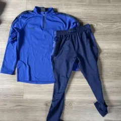 Nike Dri-FIT ジャージ上下　キッズMサイズ 青
