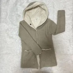 Zara フード付きニットパーカー 164 cm