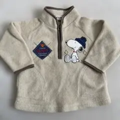 PEANUTSKIDS スヌーピー フリースジャケット 80