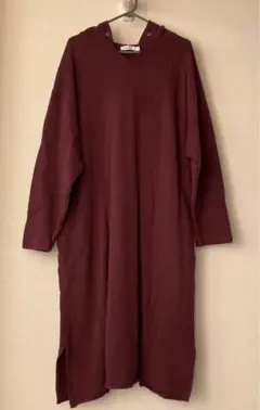 スウェットワンピース ロングワンピース