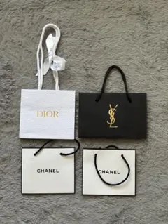 Dior YSL Chanel ショッピングバッグセット（ミニサイズ）
