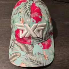 PXG フラワーパターン キャップ 女性用