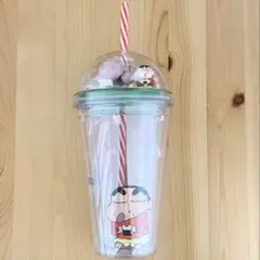 韓国 クレヨンしんちゃん アイスタンブラー 475ml 春 桜 お花見