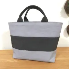 ハンドメイド、トートバック、倉敷帆布、バイカラートート