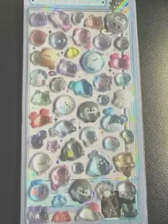 【正規品】 ボンボンドロップシール ぷかぷかボンボン　ペンギン　海の生き物