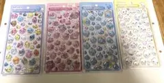 【正規品】ボンボンドロップ キャラクターシール 4シートセット