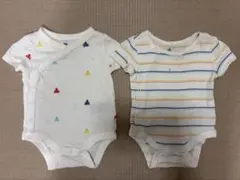 babygap 新生児肌着２枚セット　0-3months 60サイズ　ロンパース