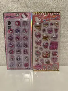 ハローキティシール(おはじき.ウォーターシール)