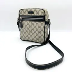 【GUCCI】ショルダーバッグ　GGスプリーム　PVC ネイビー