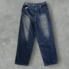 【未使用】モノマート デニム メンズ　バギーデニム　紺 ルーズ
