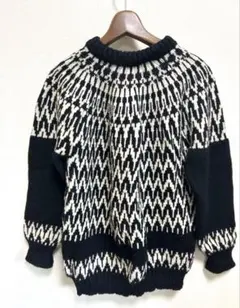 Guernsey Woollens ガンジーウーレンズ　ノルディック柄セーターMのサムネイル