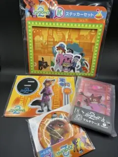 【Happyクジ】ズートピア2 ニック　3点セット＋ステッカー