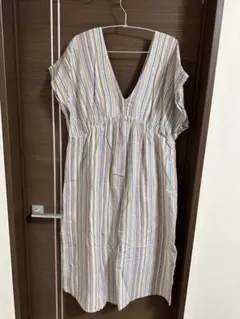 ストライプロングワンピース　チャオパニック