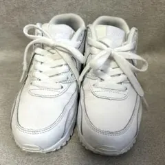 ☆美品☆ NIKEエアマックス90 白レザー 23cm