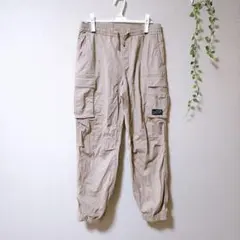 H&M ジョガーパンツ カーゴパンツ S ベージュ アウトドア ミリタリーのサムネイル
