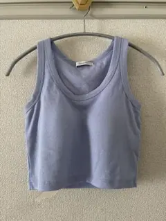 JEANASIS 薄紫 カップ付きタンクトップ　Sのサムネイル
