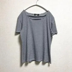 【C.P.A 】　黒×白 ボーダー 半袖Tシャツ シンプル 11R