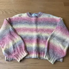 AZUL BY MOUSSY グラデーションニット S