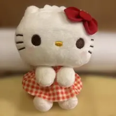ハローキティ　2022 エプロンドレス　ギンガムチェック