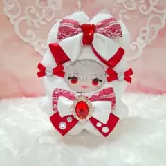 限定セール⭐にじぱぺっと にじぱぺ　ぬい服 きぐるみ 10cm うさぎ　レッド
