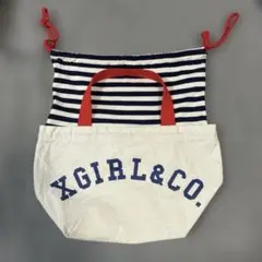 X-girl ミニトートバッグ