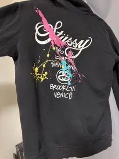 【ストリート系】グラフィックパーカー 黒