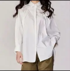 ダブルスタンダードクロージング　ブロードブラウス　白 DOUBLE STANDARD CLOTHING（ダブルスタンダードクロージング）の「T/C