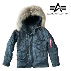 【美品】ALPHA INDUSTRIES N3B ブラック　S