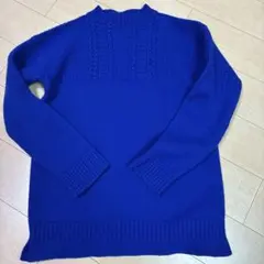 Maison Margiela ケーブルニット セーター ブルー　サイズMのサムネイル