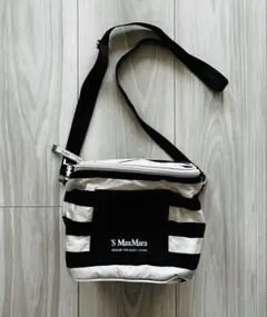 お値下げ!【超美品】S MaxMara ストライプショルダーバッグのサムネイル