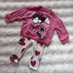 baby GAP × Disney ミニー 12-18m トレーナー レギンス