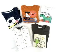 H&M ZARA エイチアンドエム ザラ120〜130 Tシャツ等5点セット