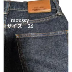 moussy MVS デニム ダークブルー 26