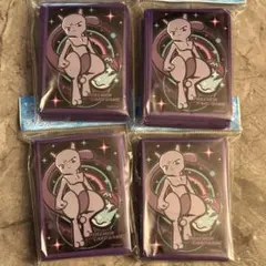 ポケモンカード スリーブ ミュウツー 4個セット