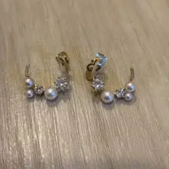 3/28限定 半額セール パールピアス 両耳 ゴールド 結婚式 パーティー